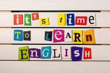 its time to learn english